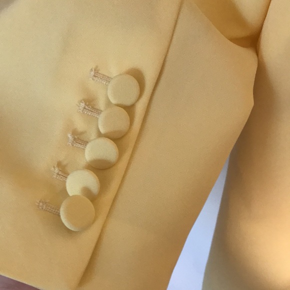 NEW Worthington Double Breasted Blazer, Color: Pale Banana - Picture 7 of 8